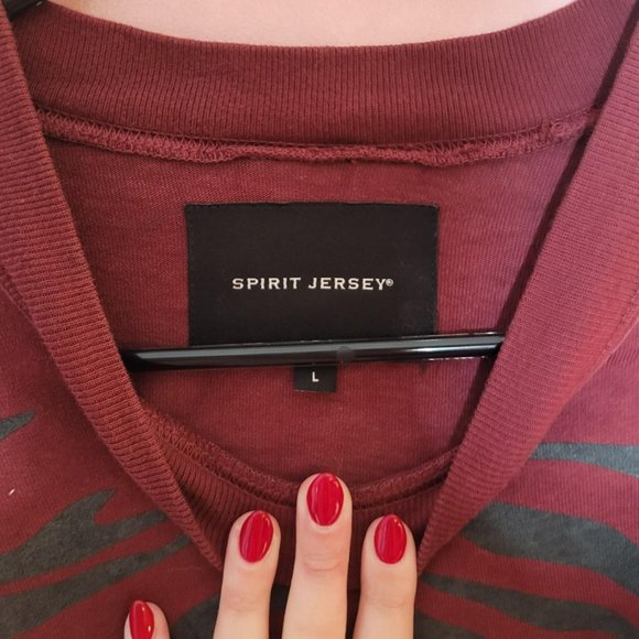 Spirit Jersey Cropped Sweatershirt - Picture 4 of 4